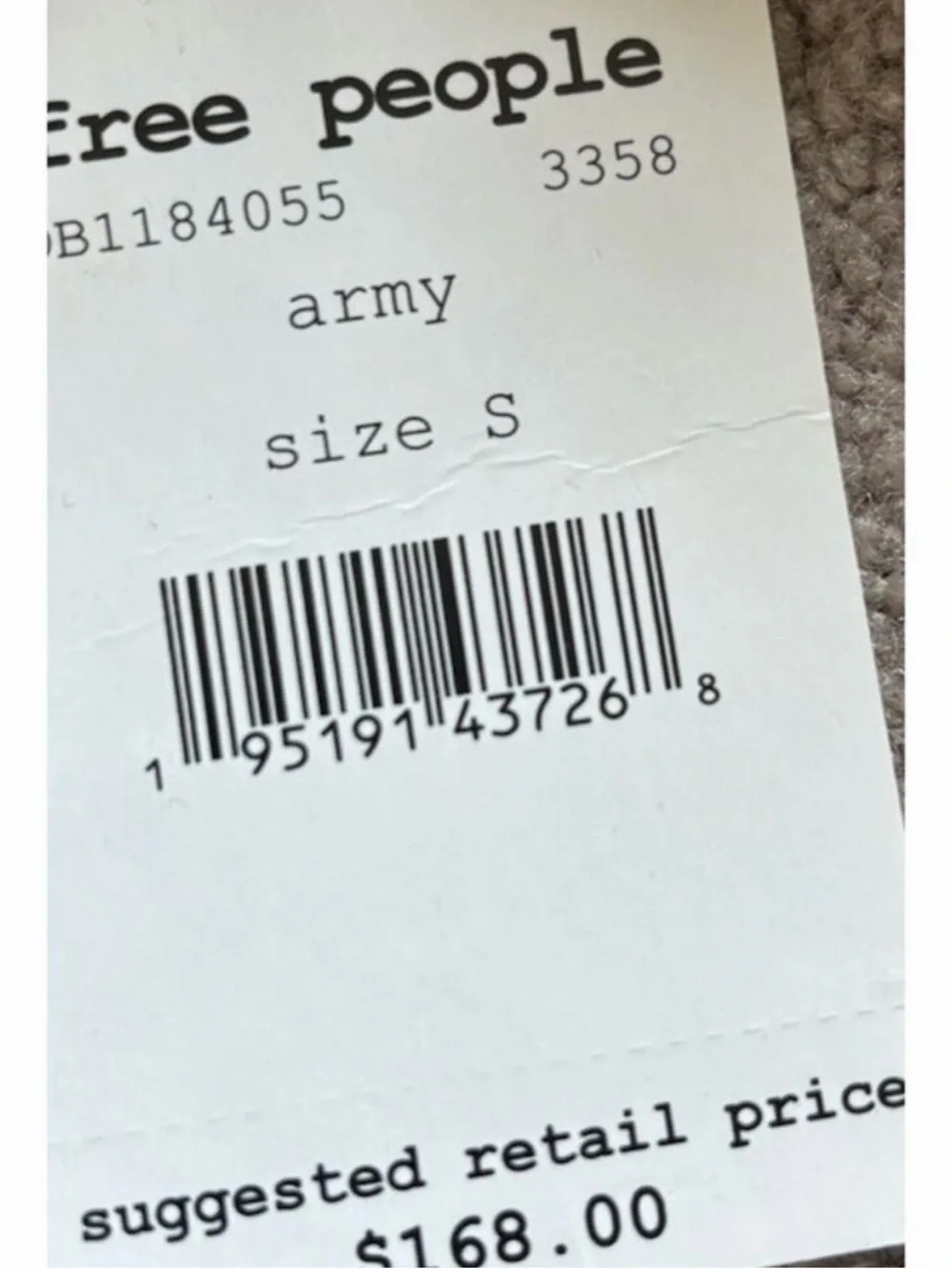Free People Olive Green Utility Jean Jacket - Picture 4 of 6